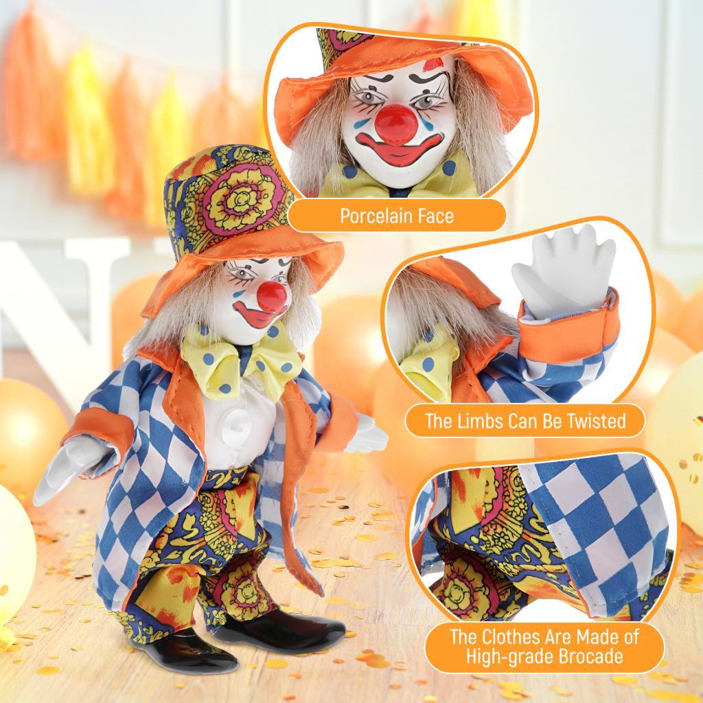 Ceramic Porcelain Jester Clown - Vintage Collectible Porcelain Dolls incelemesi ve fiyatı