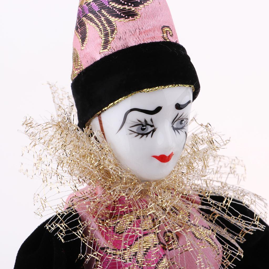 22cm Porcelain Clown Dolls Col - Vintage Collectible Porcelain Dolls incelemesi ve fiyatı
