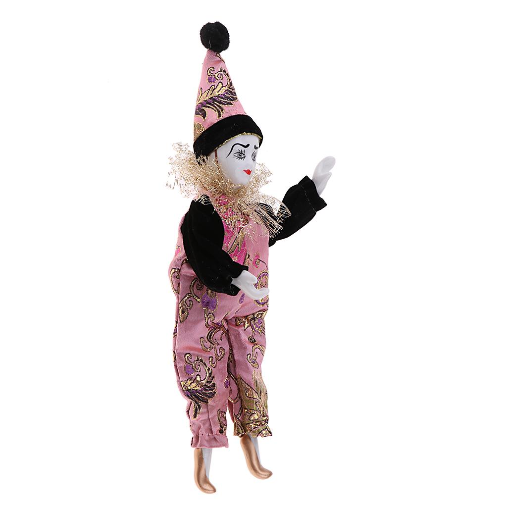 22cm Porcelain Clown Dolls Col - Vintage Collectible Porcelain Dolls incelemesi ve fiyatı