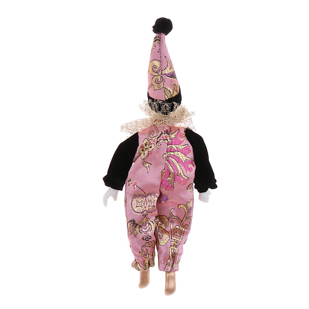 22cm Porcelain Clown Dolls Col - Vintage Collectible Porcelain Dolls incelemesi ve fiyatı