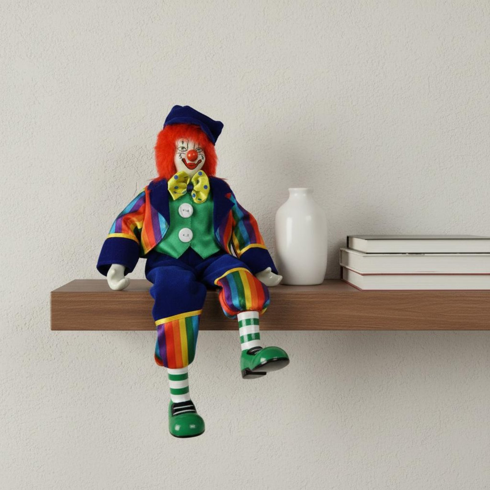 Dangling Leg Clown Doll Handma - Vintage Collectible Porcelain Dolls incelemesi ve fiyatı