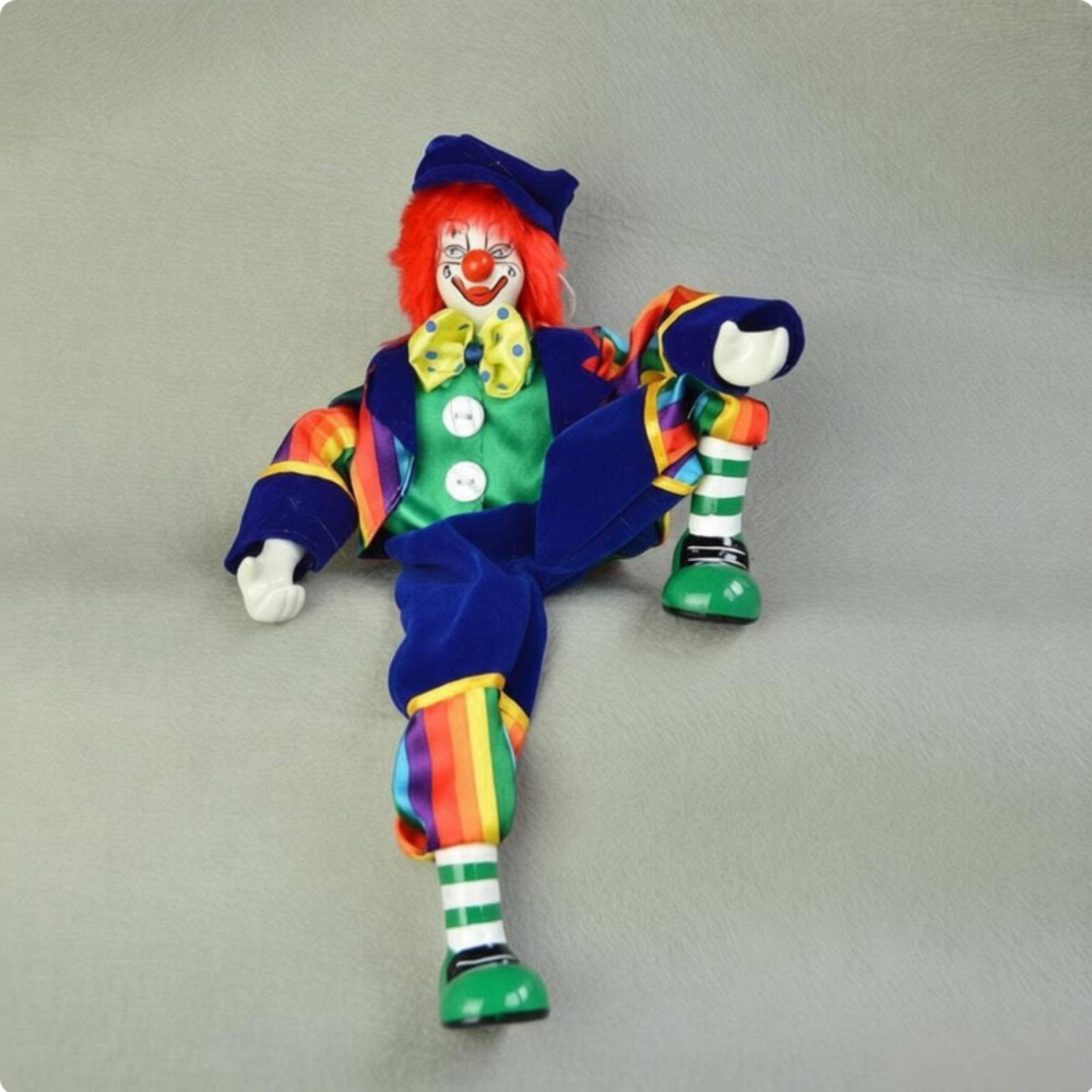 Dangling Leg Clown Doll Handma - Vintage Collectible Porcelain Dolls incelemesi ve fiyatı