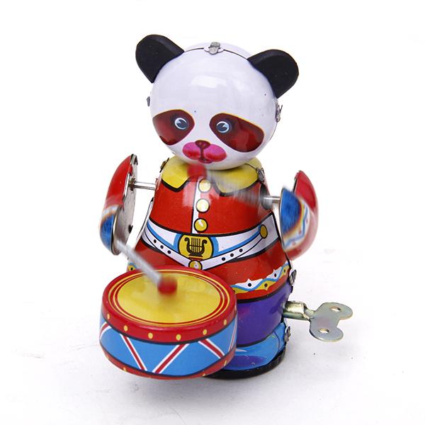 Wind Up Clockwork Panda Drumme - Vintage Collectibles Toys incelemesi ve fiyatı