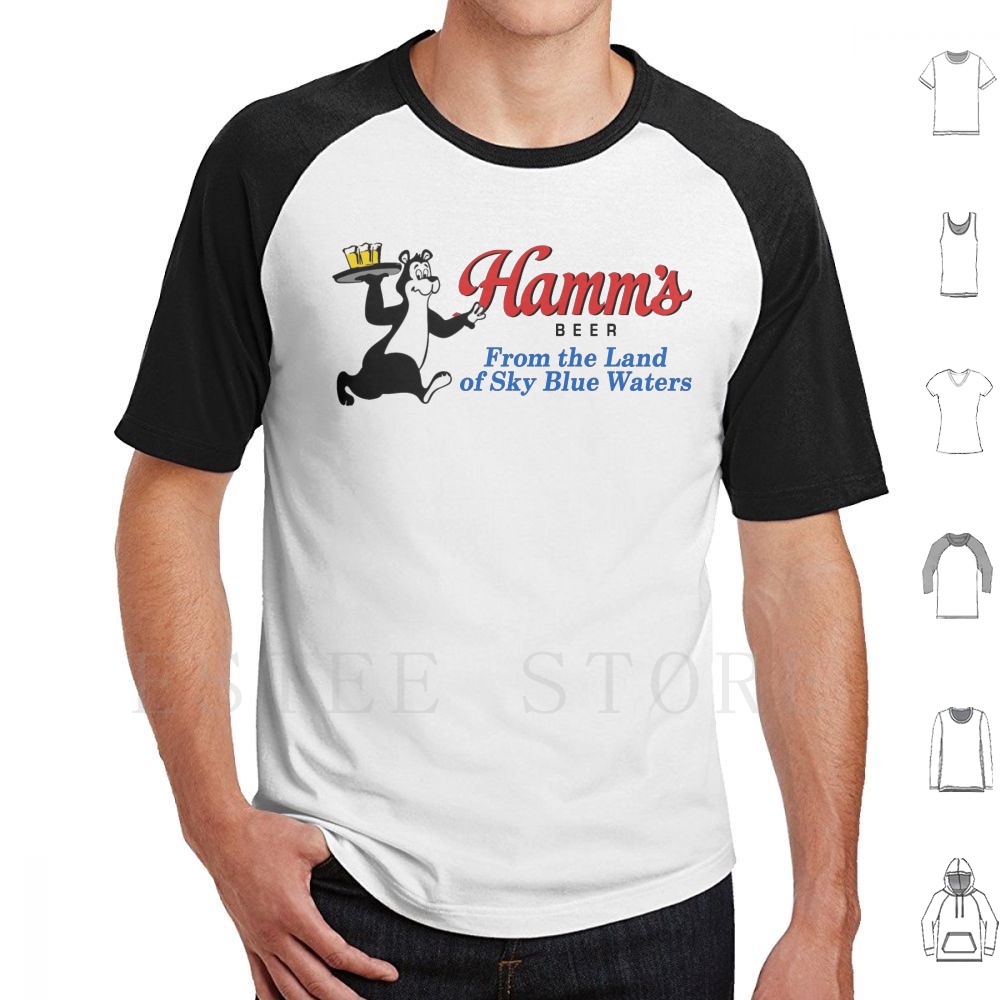 Hamm's Beer Bear Design T Shir - Collectible Vintage T Shirts incelemesi ve fiyatı