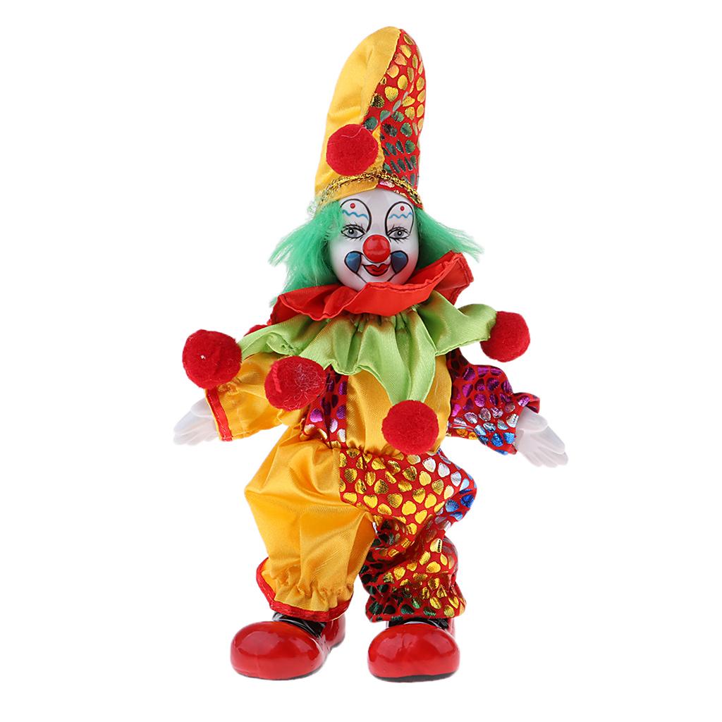Clown Dolls Porcelain Handcraf - Vintage Collectible Porcelain Dolls incelemesi ve fiyatı