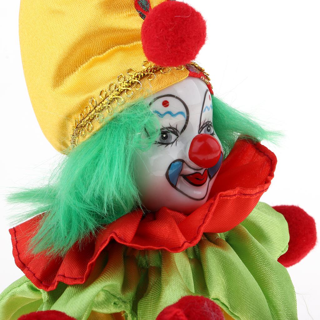 Clown Dolls Porcelain Handcraf - Vintage Collectible Porcelain Dolls incelemesi ve fiyatı