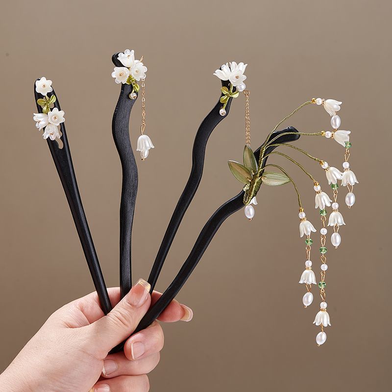 Wooden Flower Hairpin Vintage  - Vintage Collector incelemesi ve fiyatı