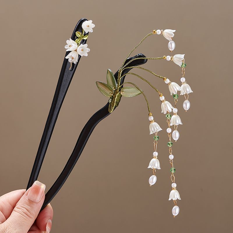Wooden Flower Hairpin Vintage  - Vintage Collector incelemesi ve fiyatı