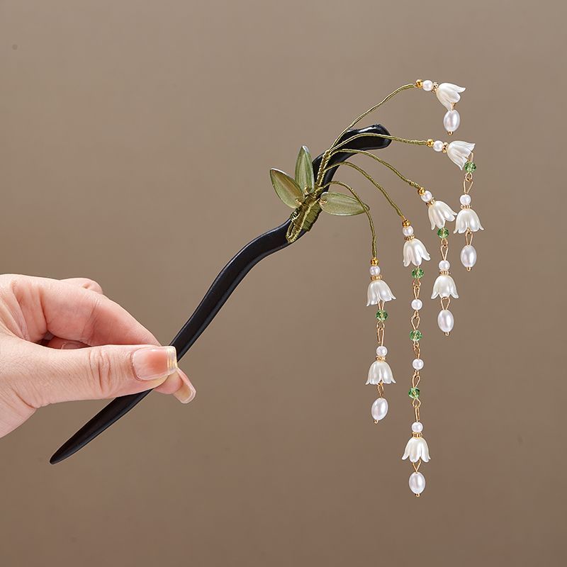 Wooden Flower Hairpin Vintage  - Vintage Collector incelemesi ve fiyatı