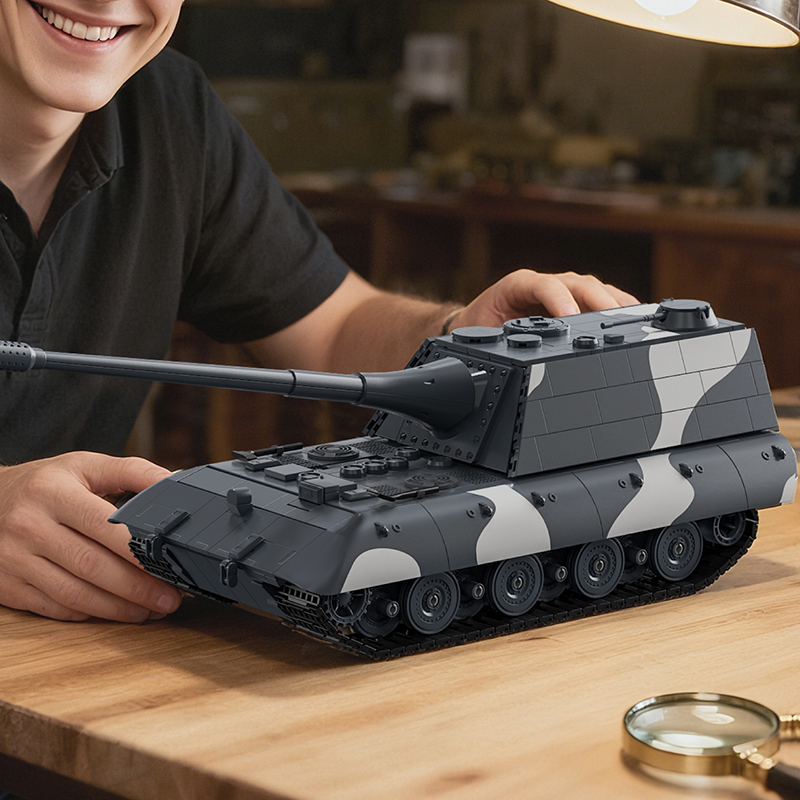 1836pcs MOC adult E-100 Tank D - Vintage Collectibles Toys incelemesi ve fiyatı