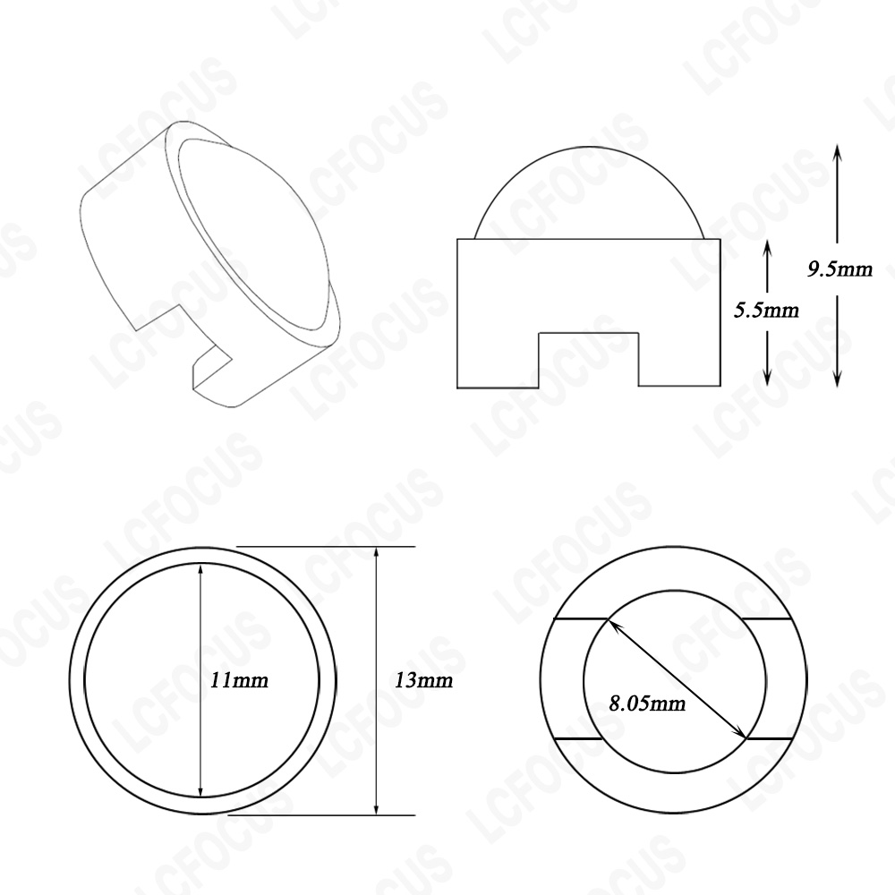 1W 3W 5W Mini LED Lens 15 30 4 - Darkroom Enlarger Lens incelemesi ve fiyatı