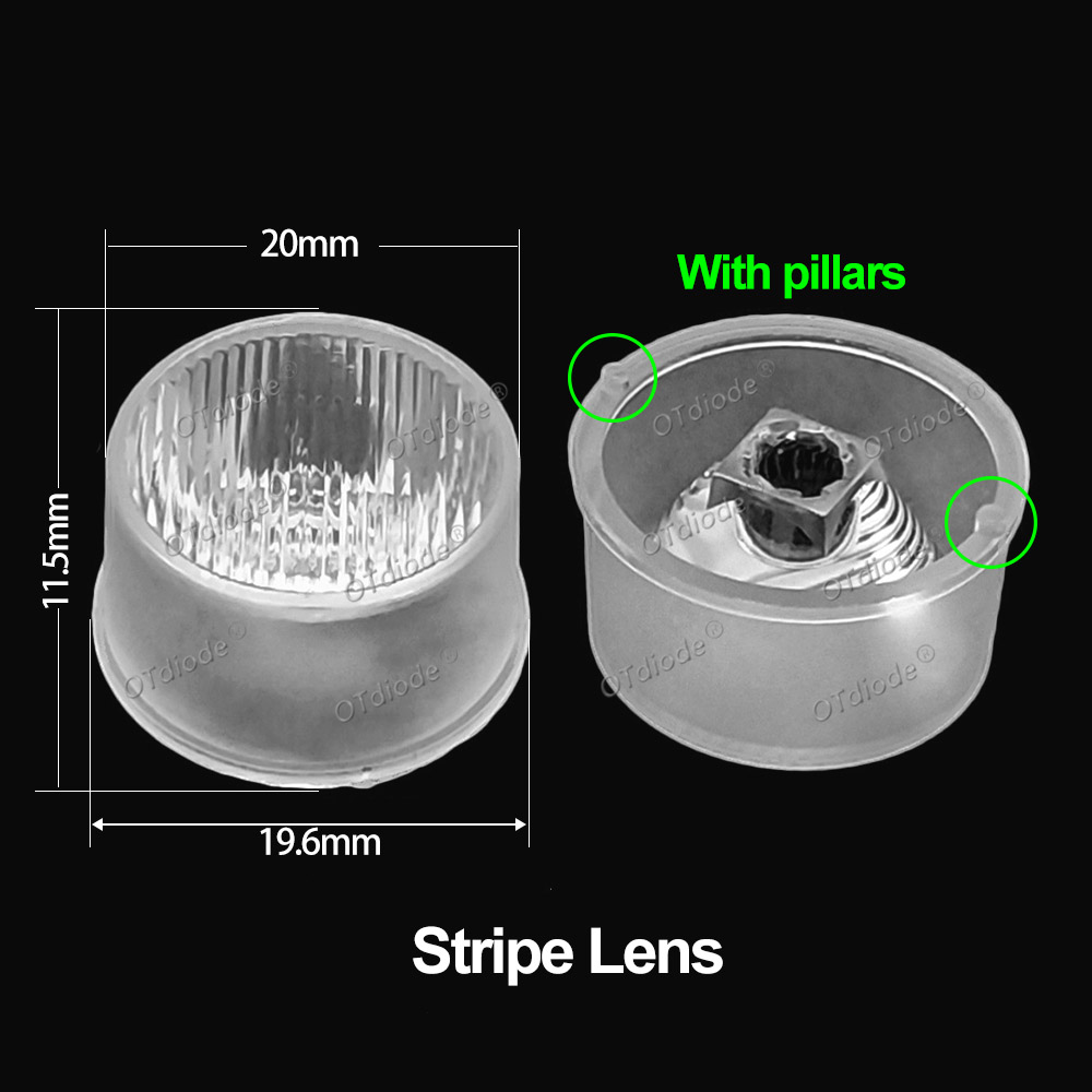 10pcs LED Lens 1W 3W 3030 XPE  - Darkroom Enlarger Lens incelemesi ve fiyatı