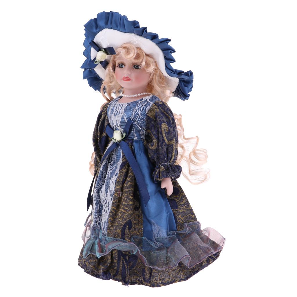 Vintage Porcelain Doll 30cm Co - Vintage Collectible Porcelain Dolls incelemesi ve fiyatı