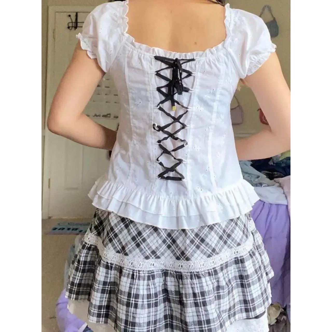 Kawaii Corset Ops 2000s Women' - Collectible Vintage T Shirts incelemesi ve fiyatı