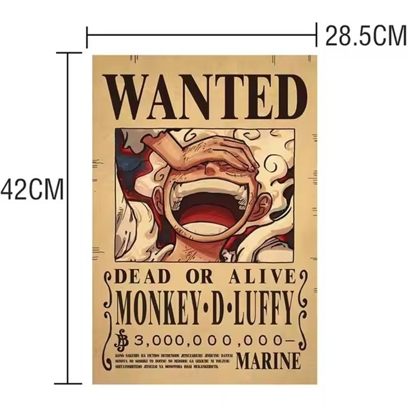 Anime One Piece Bounty Wanted  - Vintage Collectibles Toys incelemesi ve fiyatı