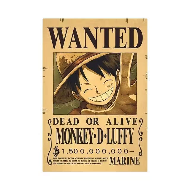 Anime One Piece Bounty Wanted  - Vintage Collectibles Toys incelemesi ve fiyatı