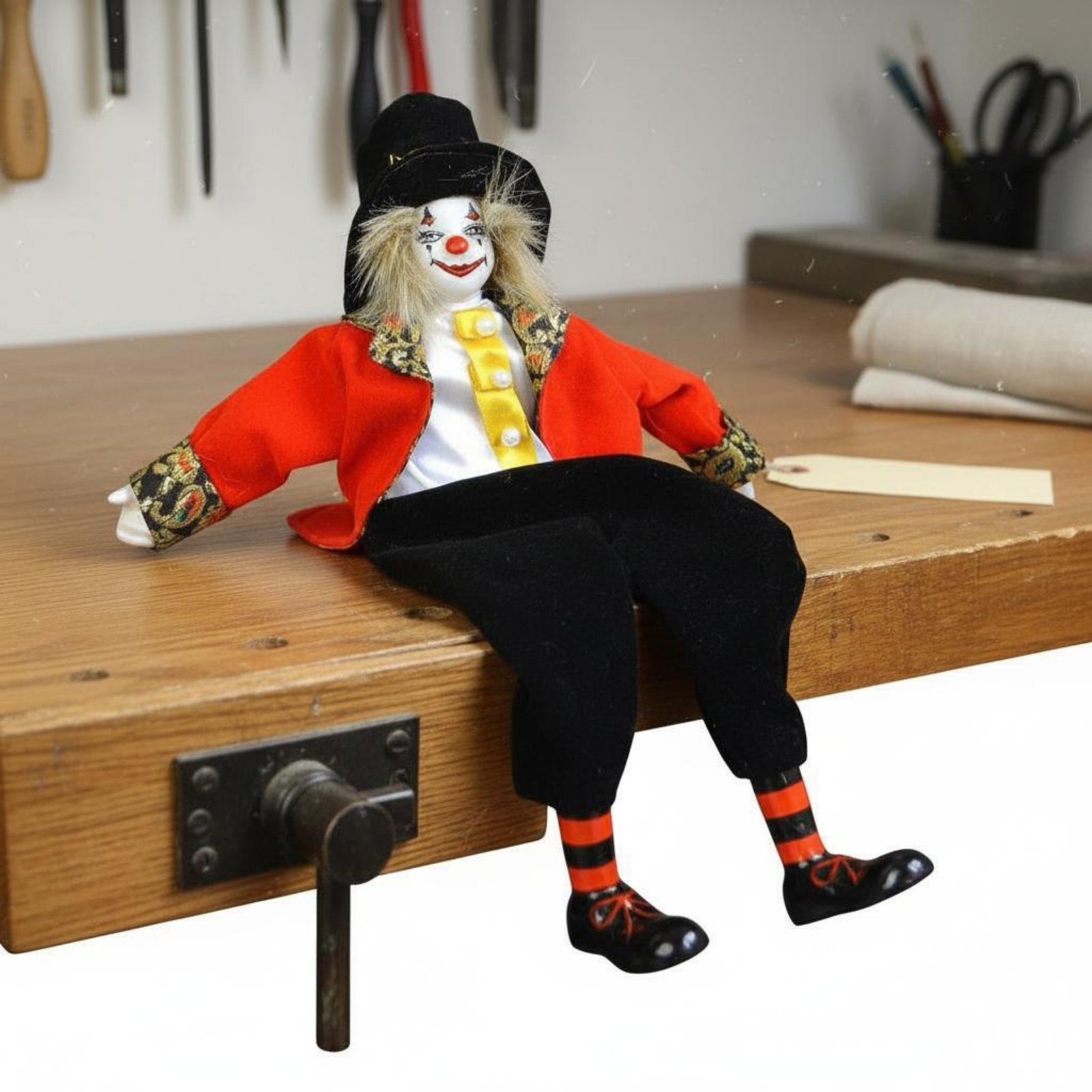 Soft Leg Clown Doll Collectibl - Vintage Collectible Porcelain Dolls incelemesi ve fiyatı