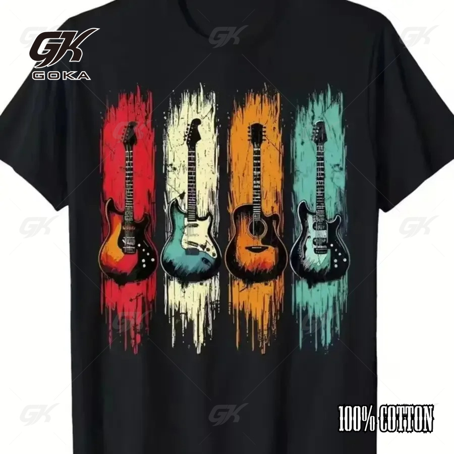 Retro Guitar Collection Graphi - Collectible Vintage T Shirts incelemesi ve fiyatı